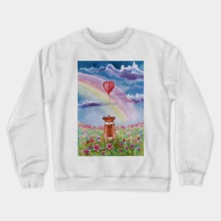 Corgi - Love is in the air Crewneck Sweatshirt